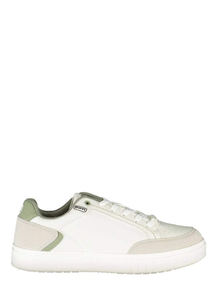 White Polyester Sneaker
