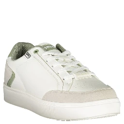 حذاء رياضي أبيض من البوليستر