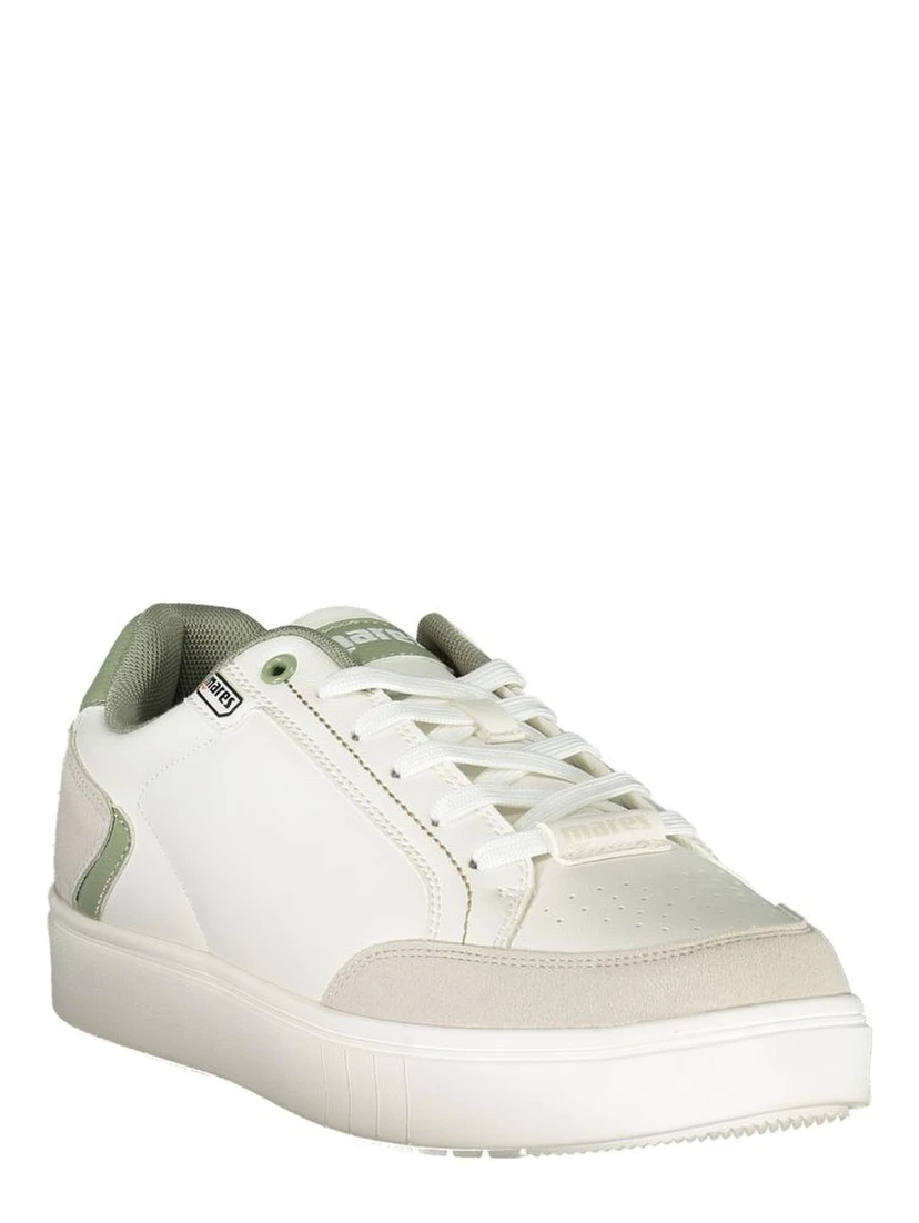 White Polyester Sneaker