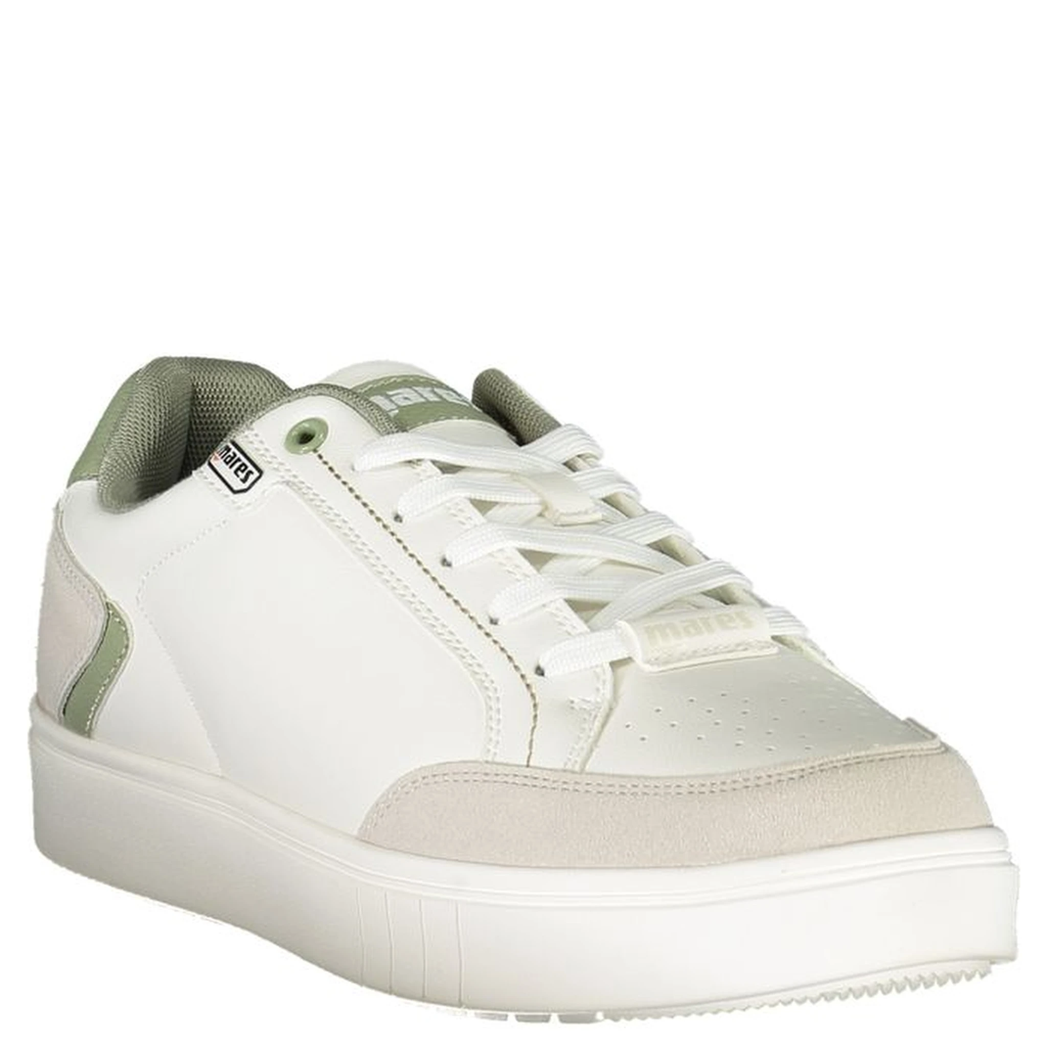 حذاء رياضي أبيض من البوليستر