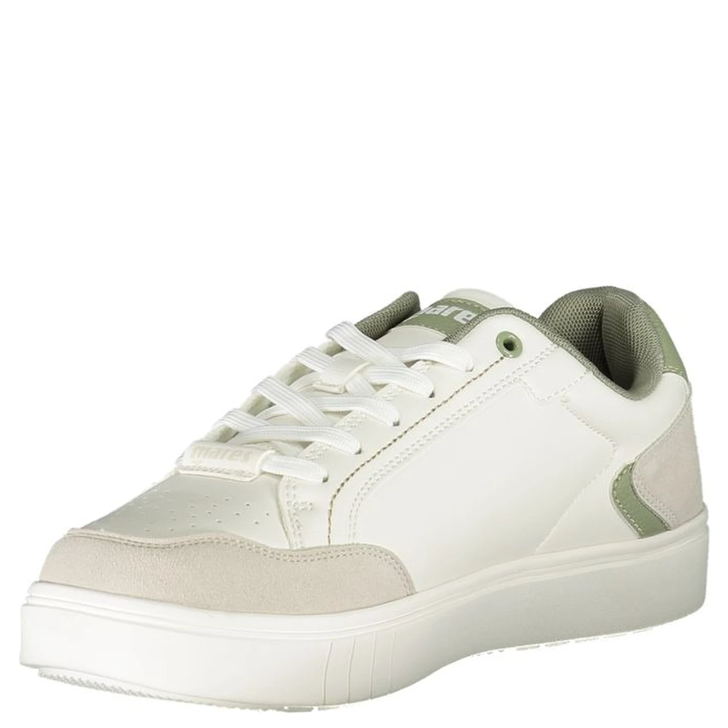White Polyester Sneaker