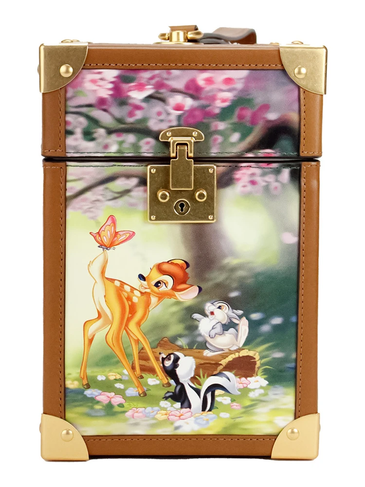 Disney Bambi 3D Trunk Printed PVC Top Handle Clutch Handbag