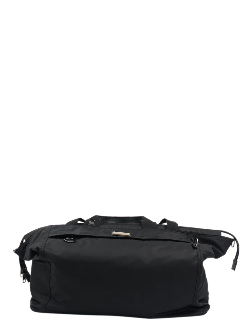 Bally Black On The Go Logo Duffle Bag.