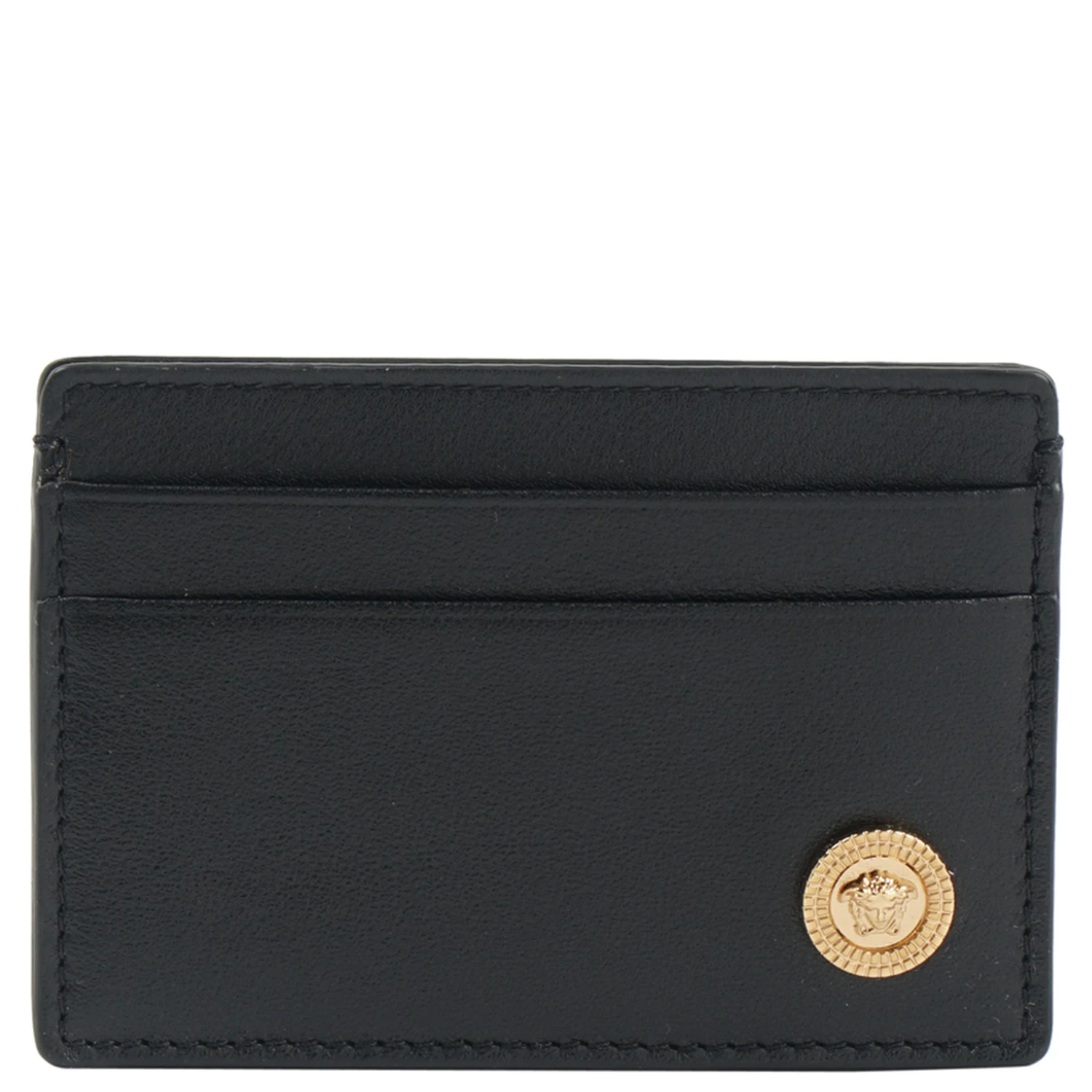 Versace Leather Medusa Card Holder