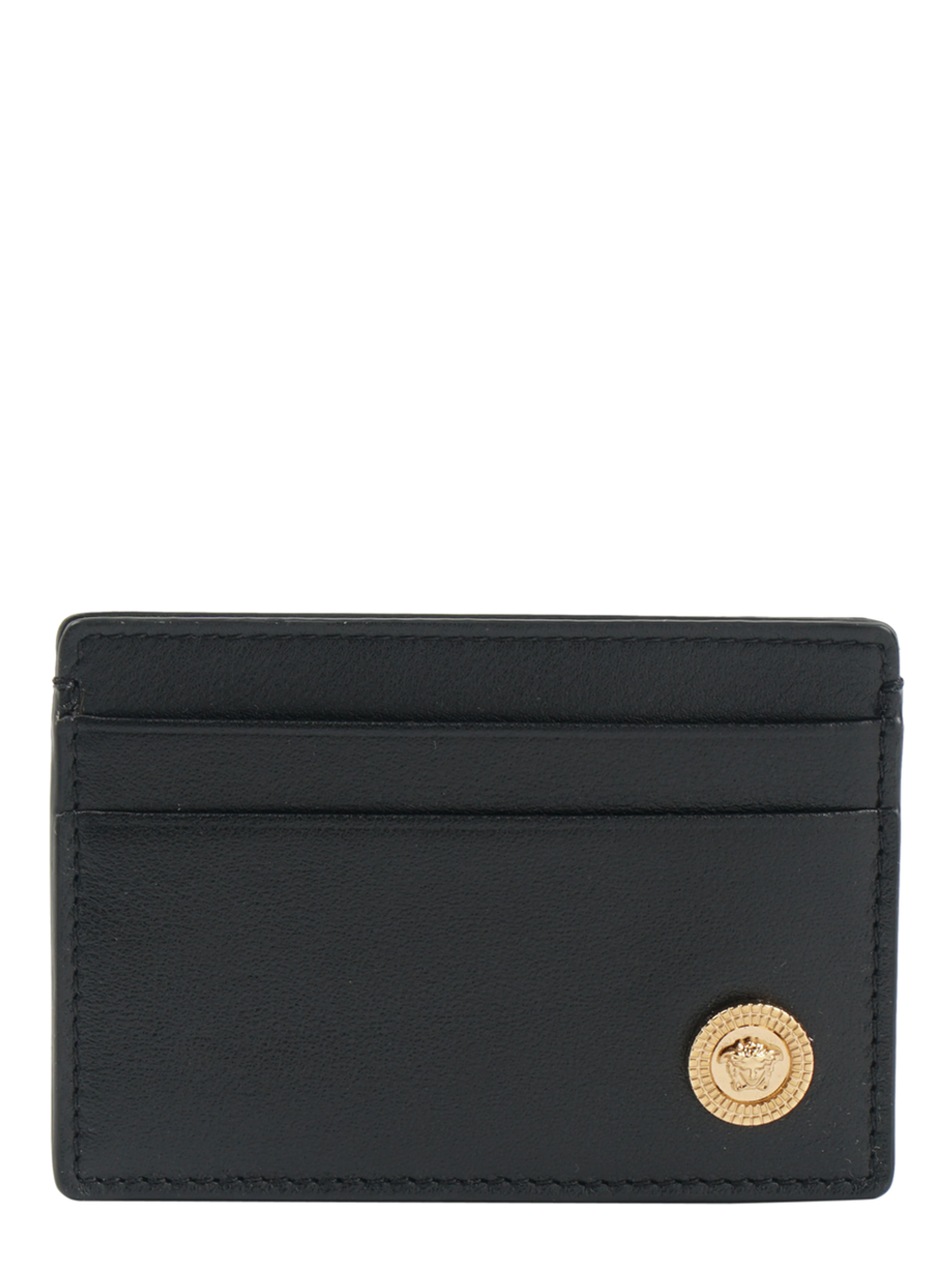 Versace Leather Medusa Card Holder