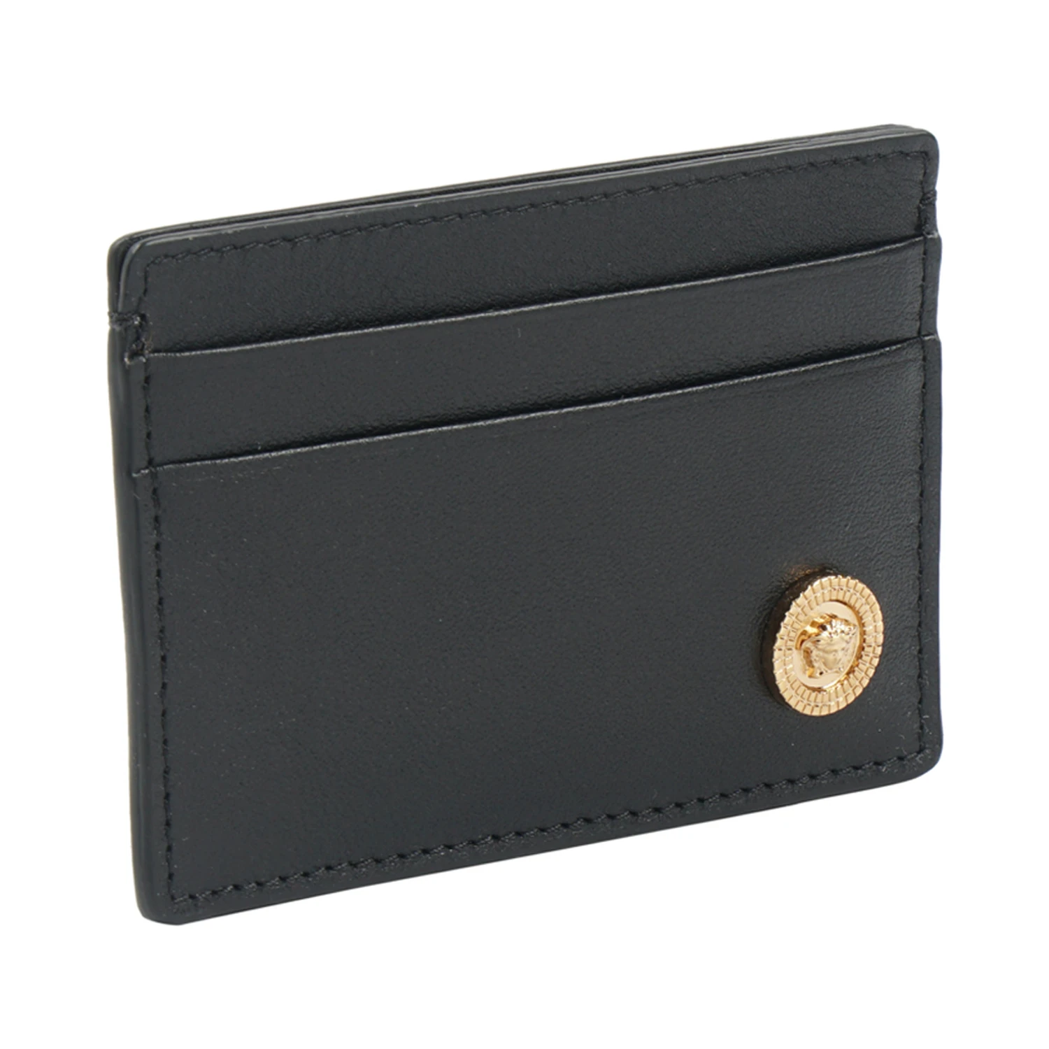 Versace Leather Medusa Card Holder