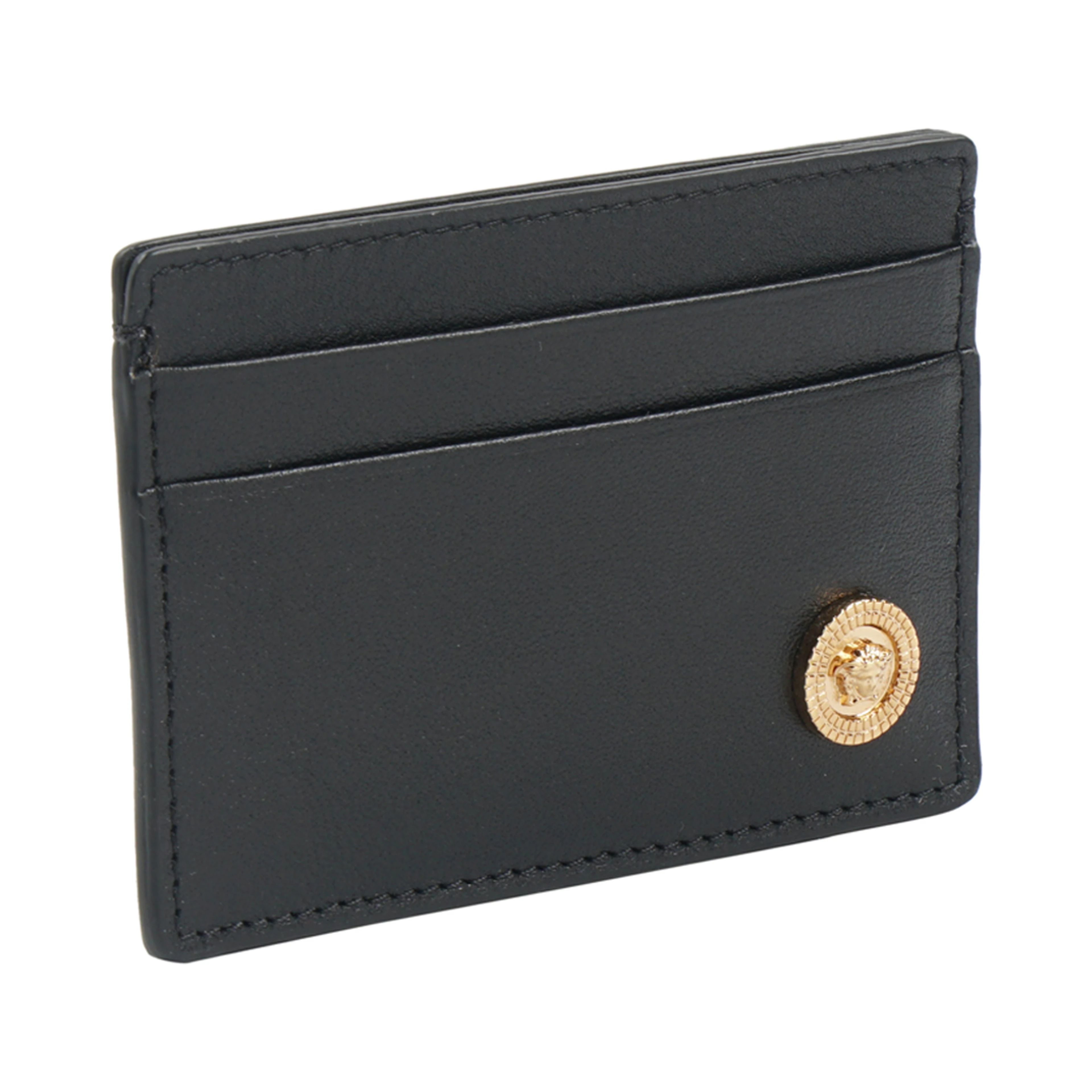 Versace Leather Medusa Card Holder