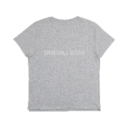 تيشيرت قطني مطبوع عليه شعار معكوس