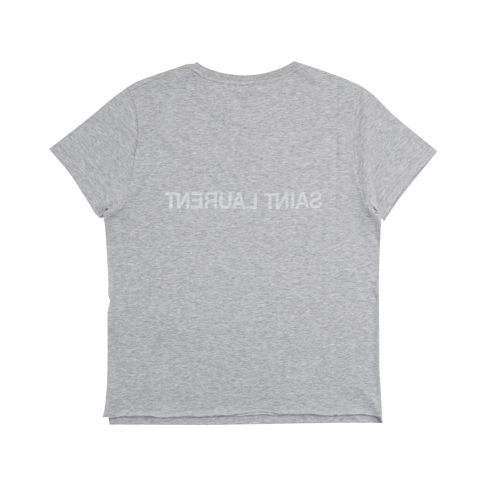 تيشيرت قطني مطبوع عليه شعار معكوس