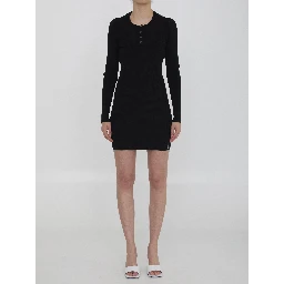 Twin-set dress with cropped cardigan