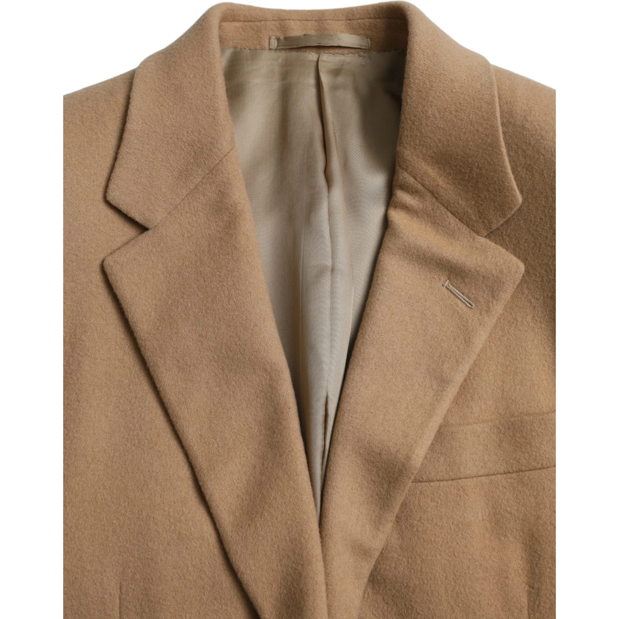Brown Cashmere 2 Piece Single Breasted Suit