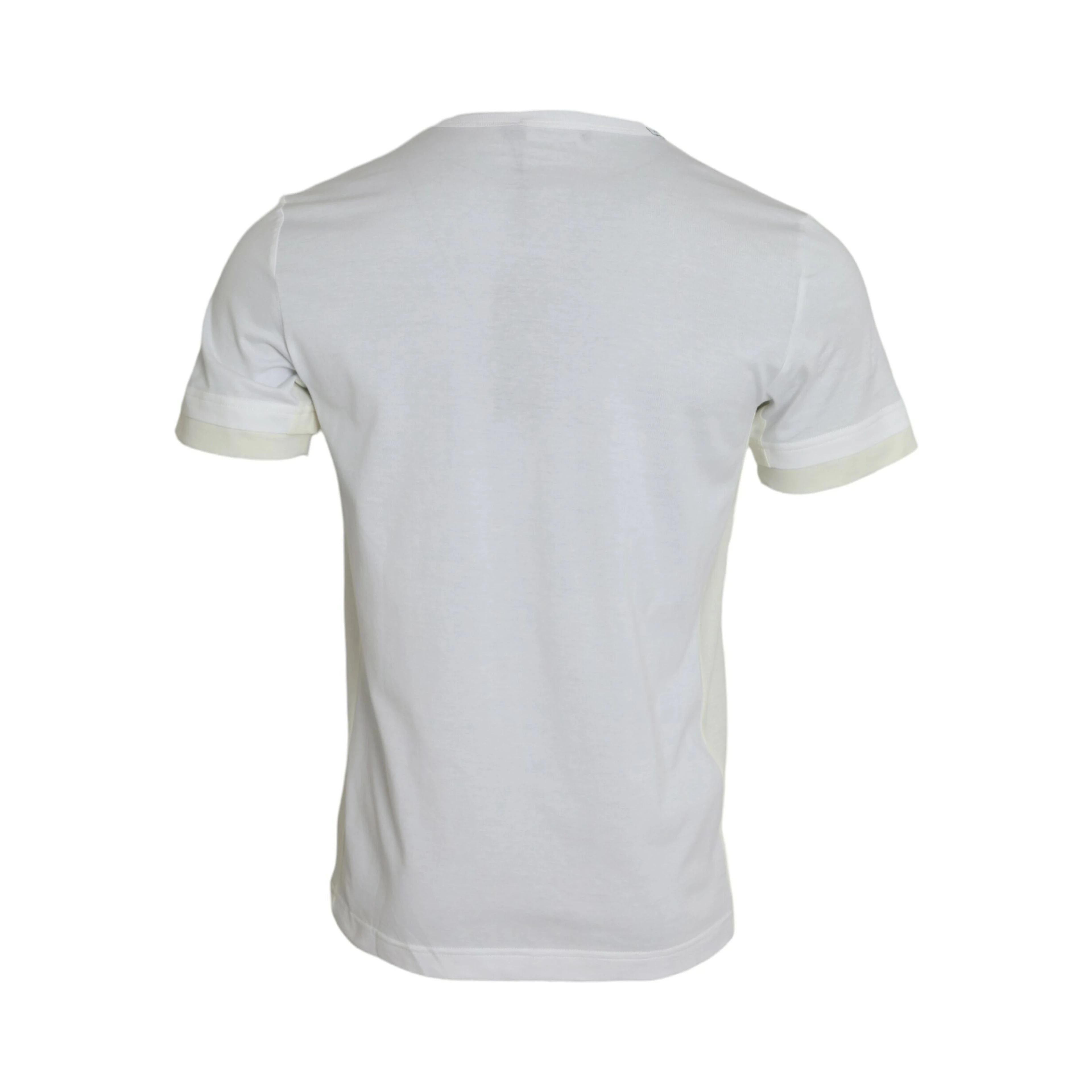 White Cotton Pocket Short Sleeves T-shirt