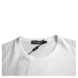 White Cotton Pocket Short Sleeves T-shirt