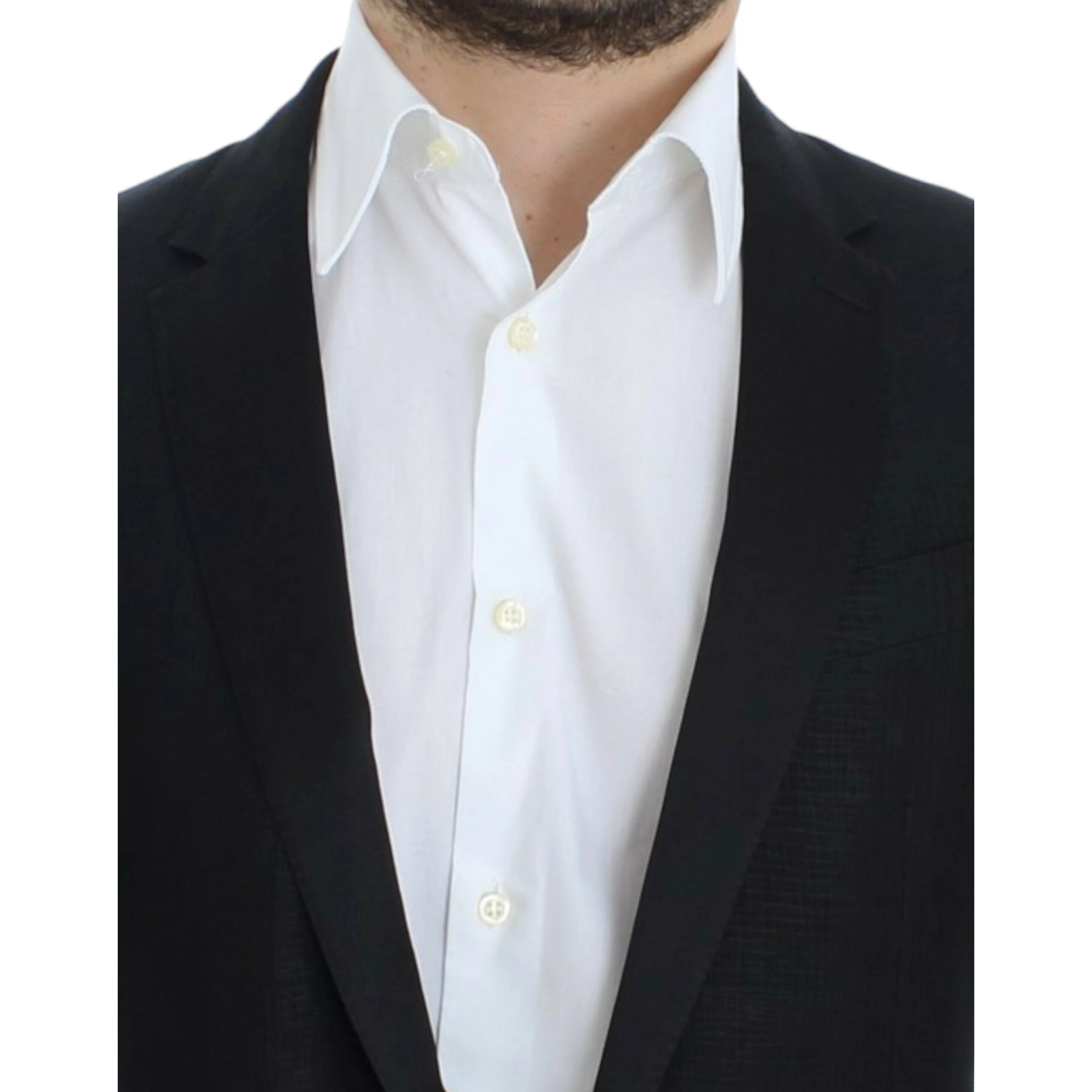 Black wool MARTINI slim blazer