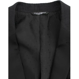 Black wool MARTINI slim blazer