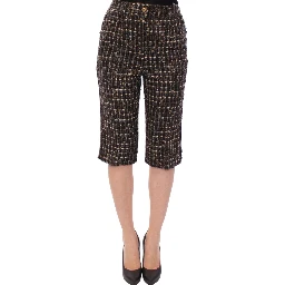 Multicolor Wool Shorts Pants