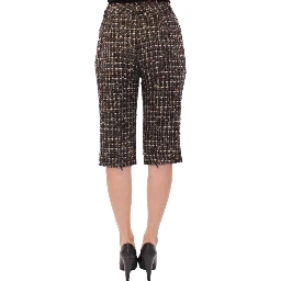 Multicolor Wool Shorts Pants