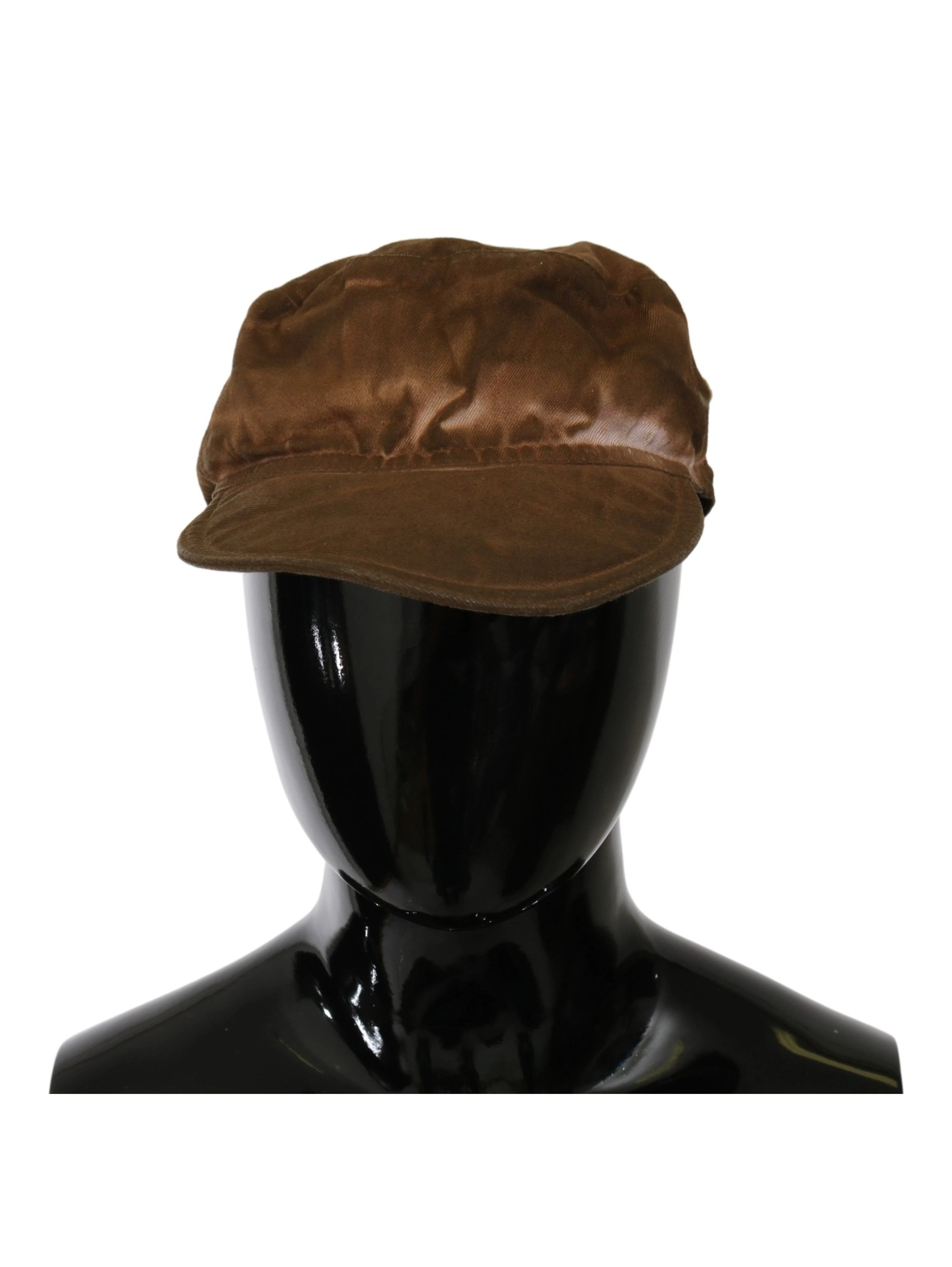 Brown Newsboy Beret Cabbie Fedora Hat