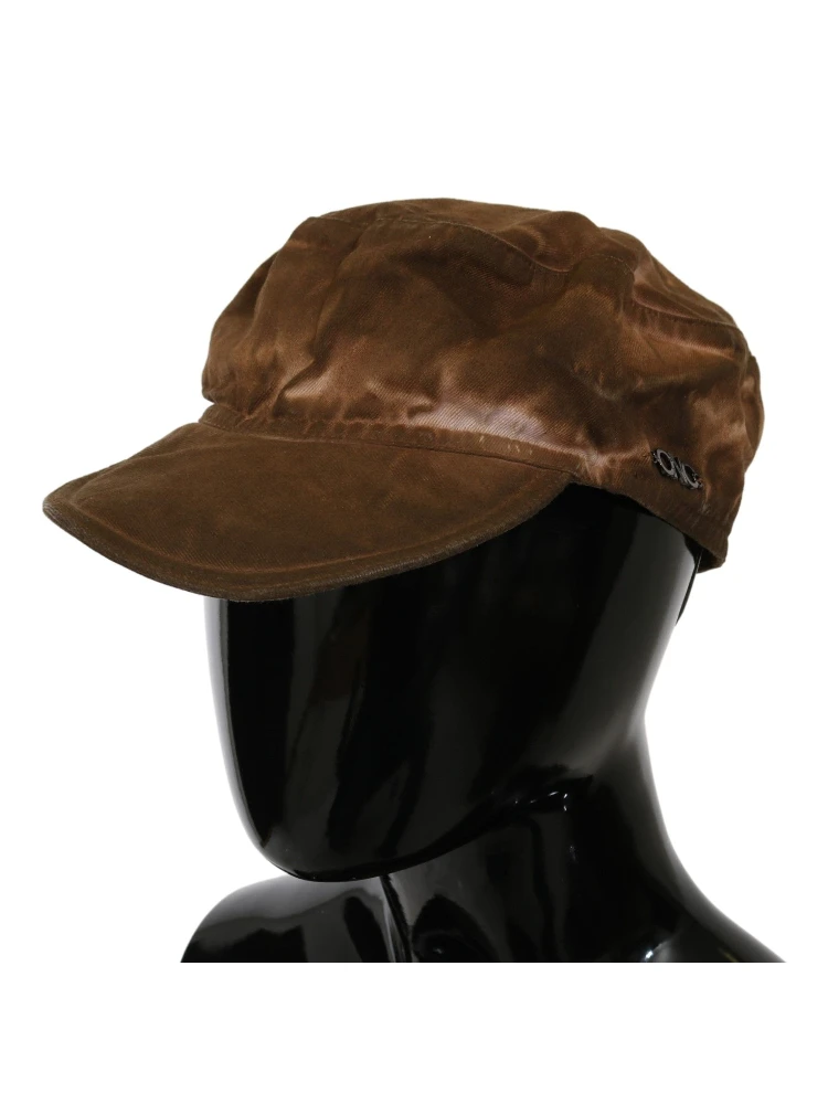 Brown Newsboy Beret Cabbie Fedora Hat alternative