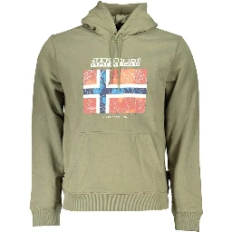 Green Cotton Sweatshirt