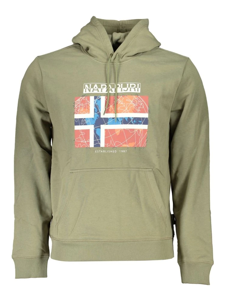 Green Cotton Sweatshirt