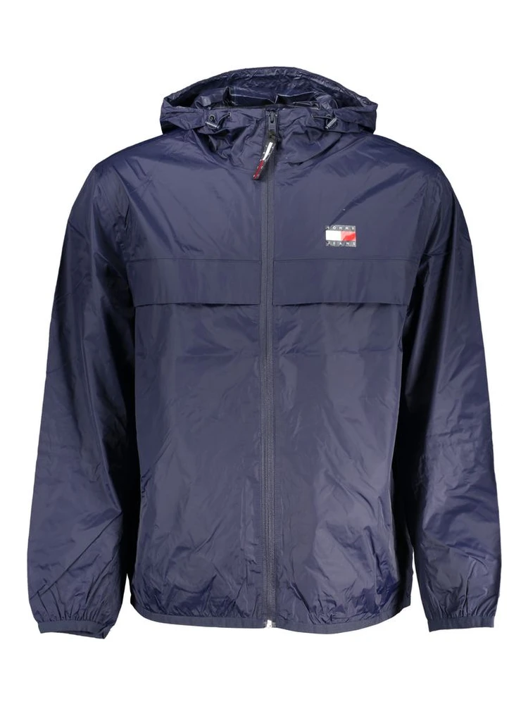 Blue Polyamide Jackets & Coat