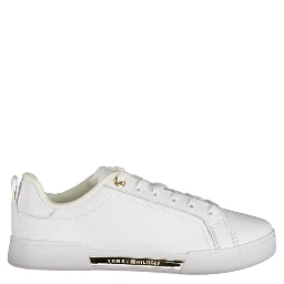 White Polyester Sneaker