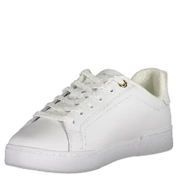 White Polyester Sneaker