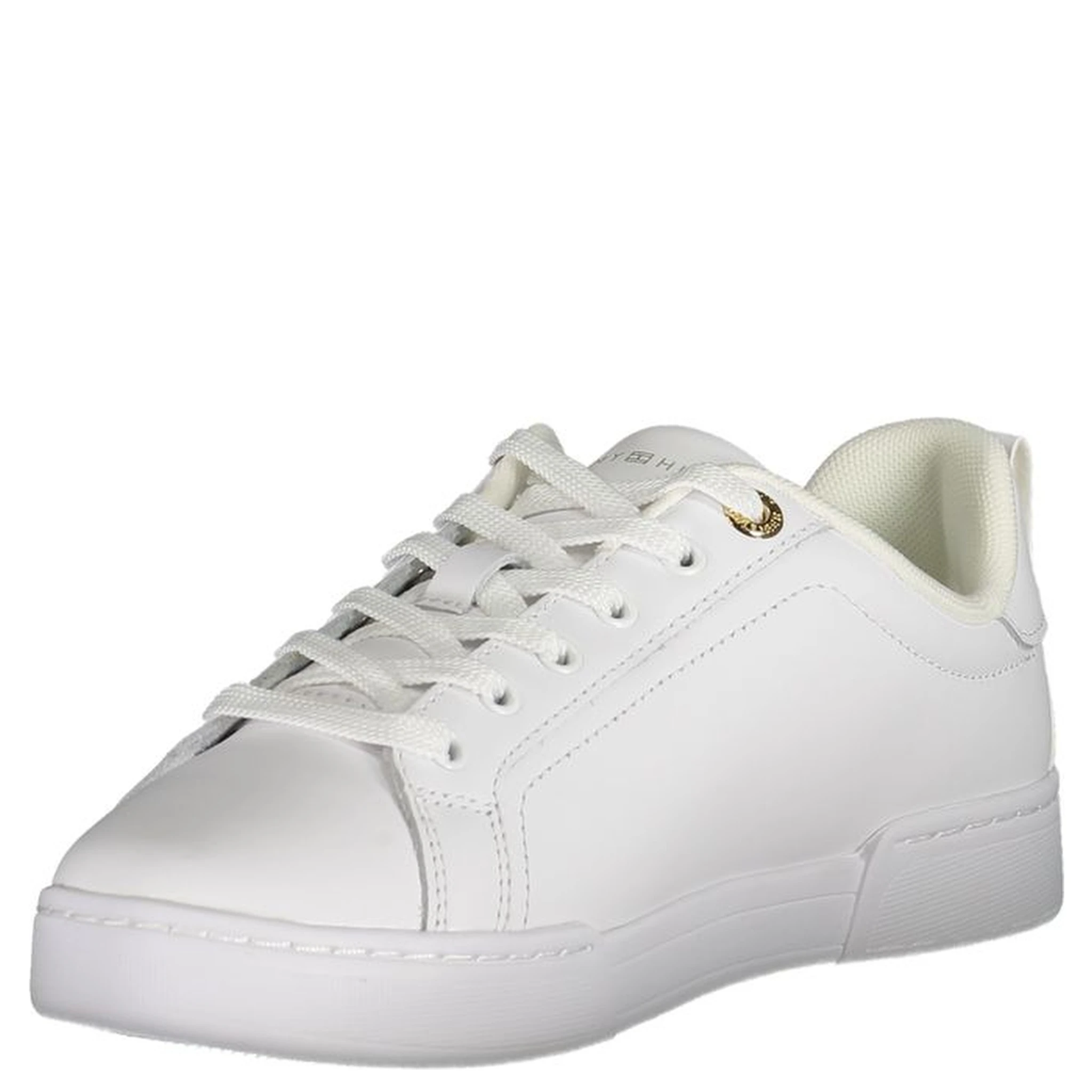 White Polyester Sneaker