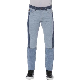 Blue Cotton Jeans Denim