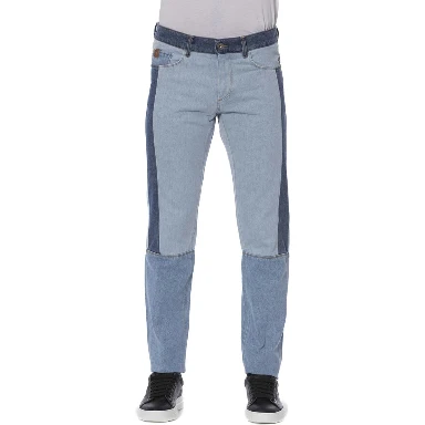 Blue Cotton Jeans Denim