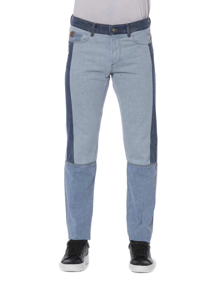 Blue Cotton Jeans Denim