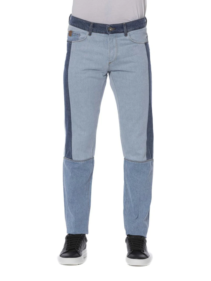 Blue Cotton Jeans Denim
