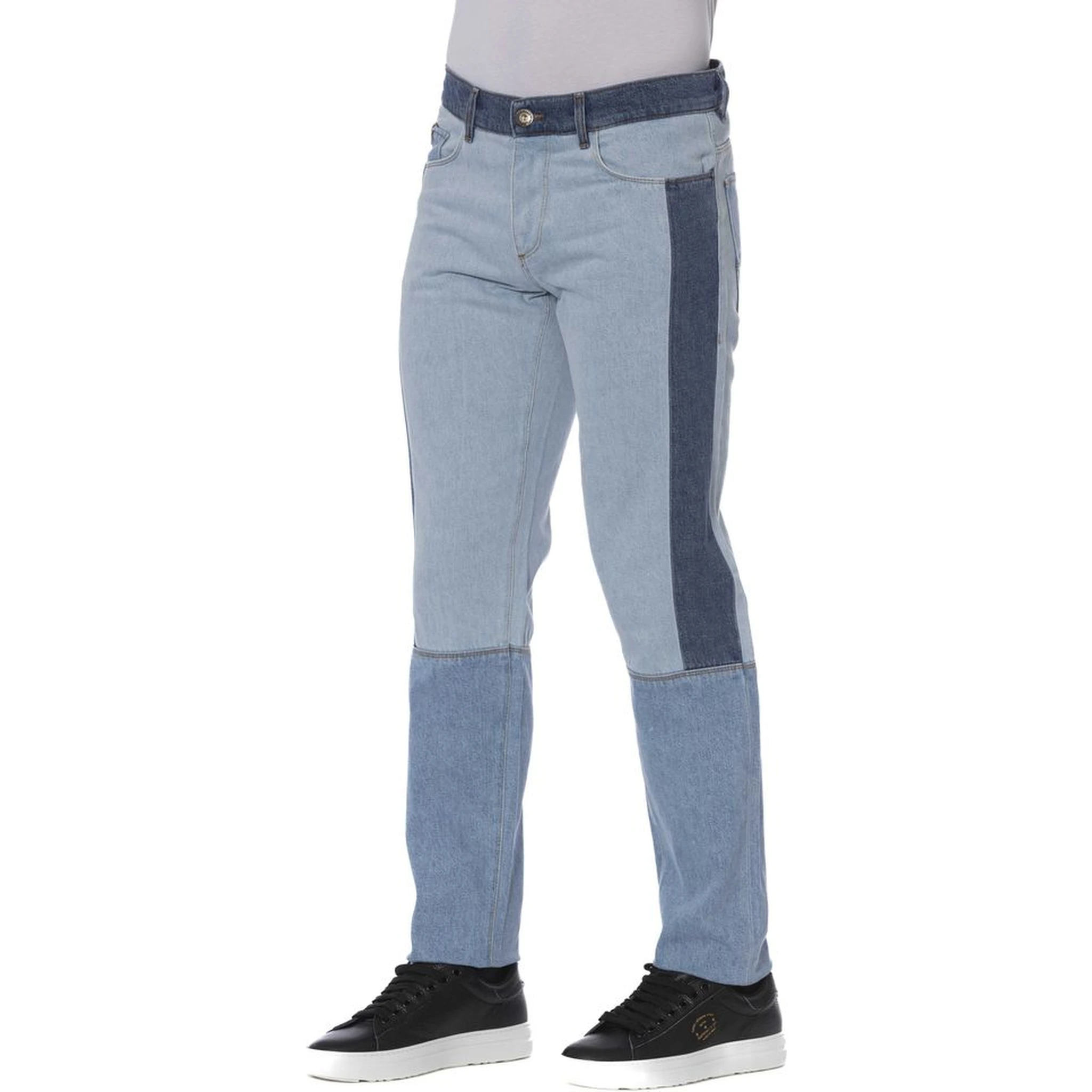 Blue Cotton Jeans Denim