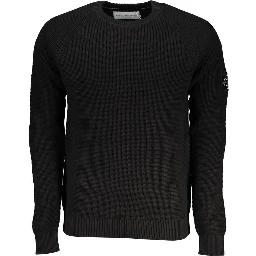 Black Cotton Sweater