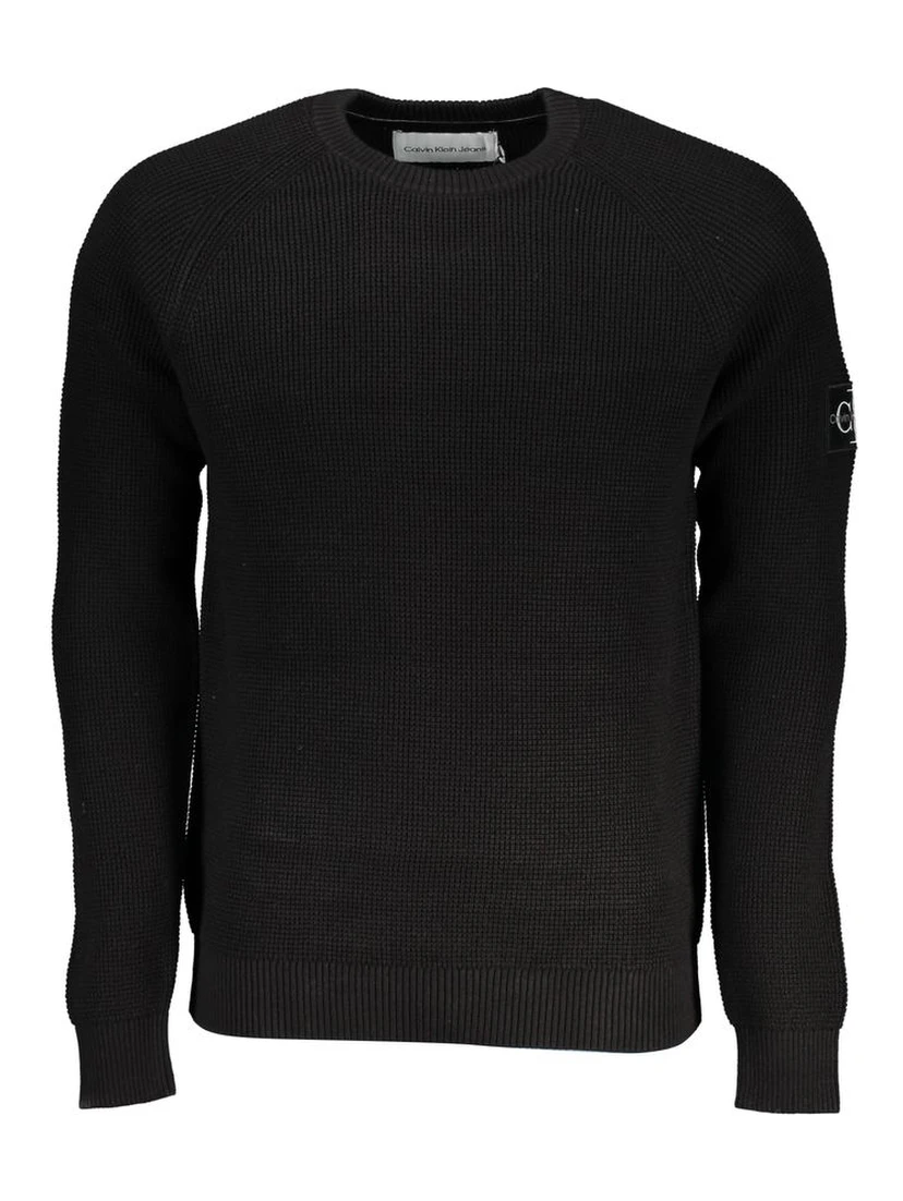Black Cotton Sweater