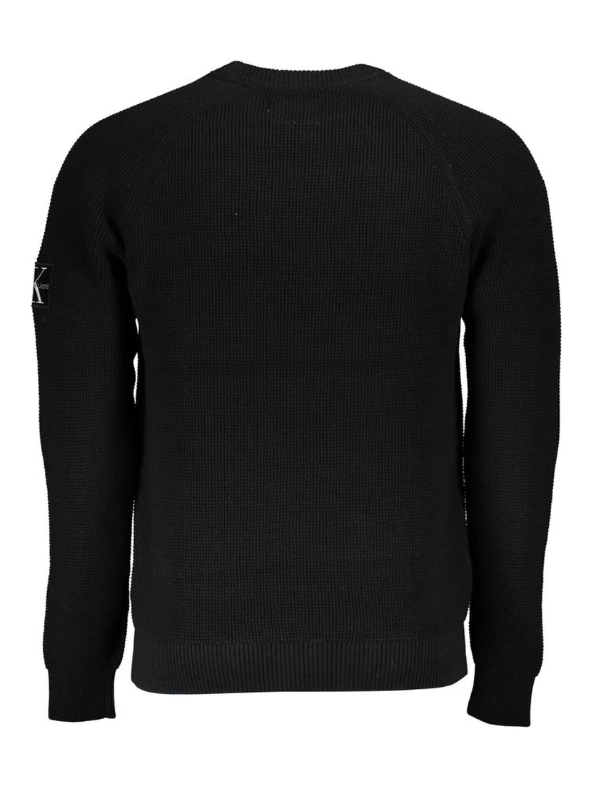Black Cotton Sweater