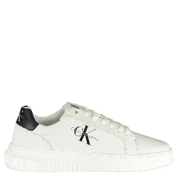 White Polyester Sneaker