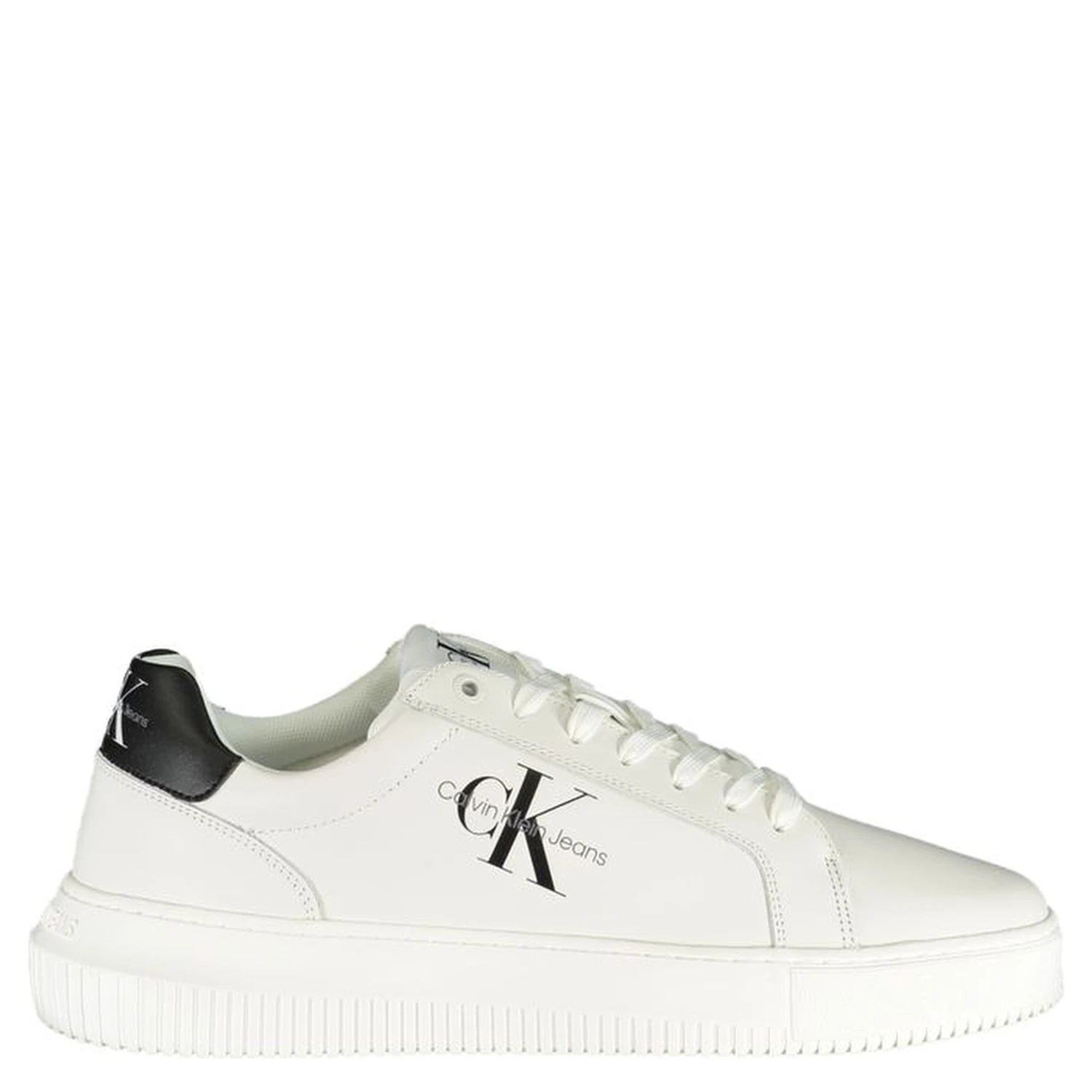 White Polyester Sneaker