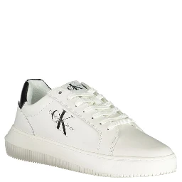 White Polyester Sneaker