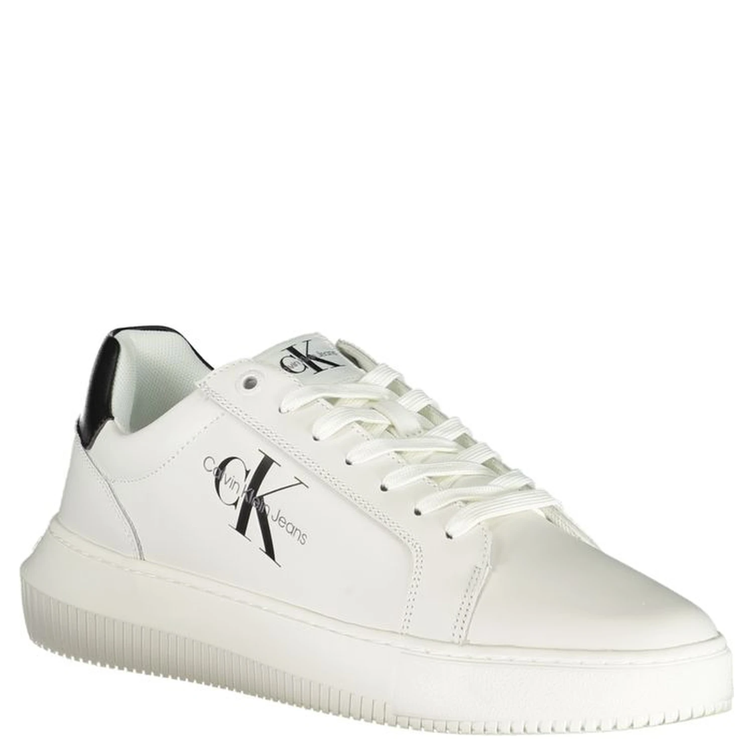 White Polyester Sneaker