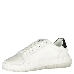 White Polyester Sneaker