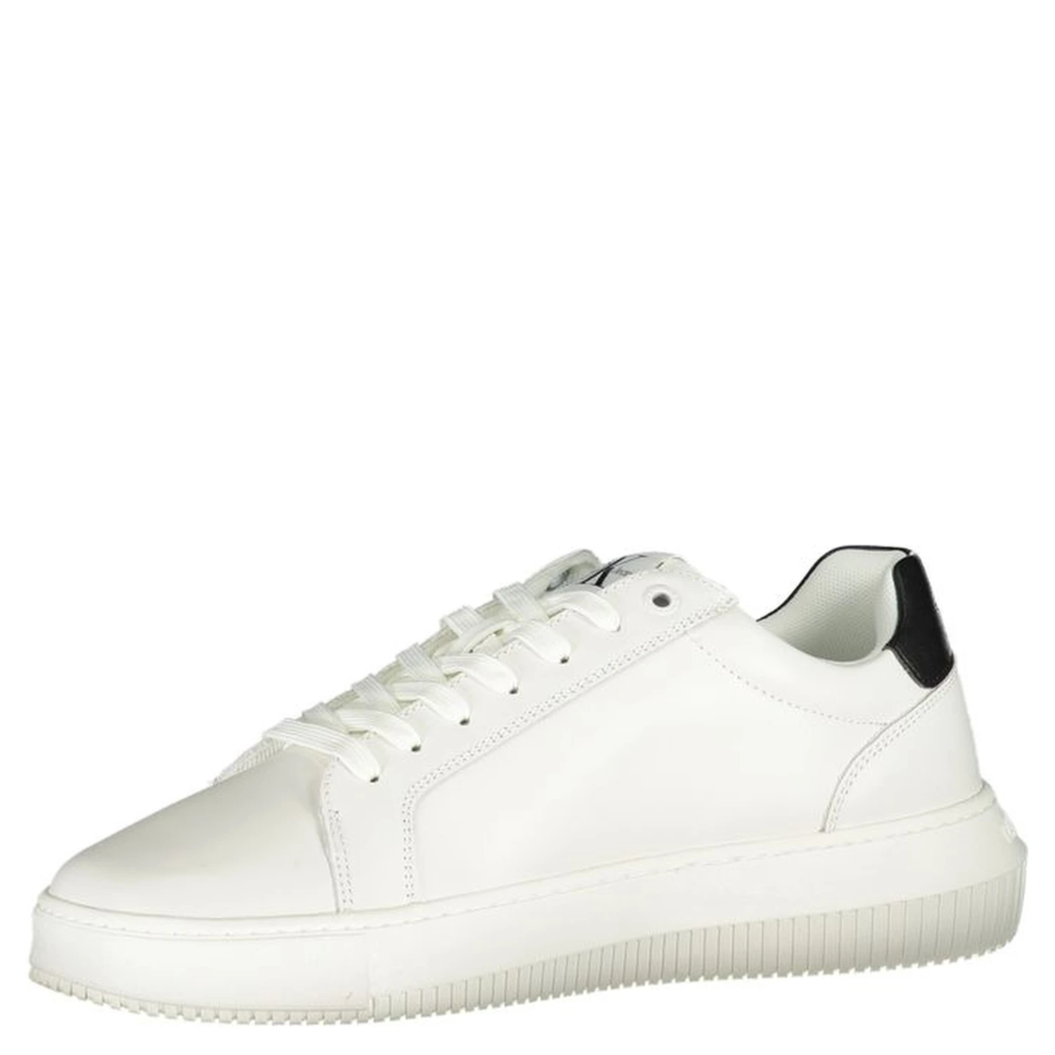 White Polyester Sneaker