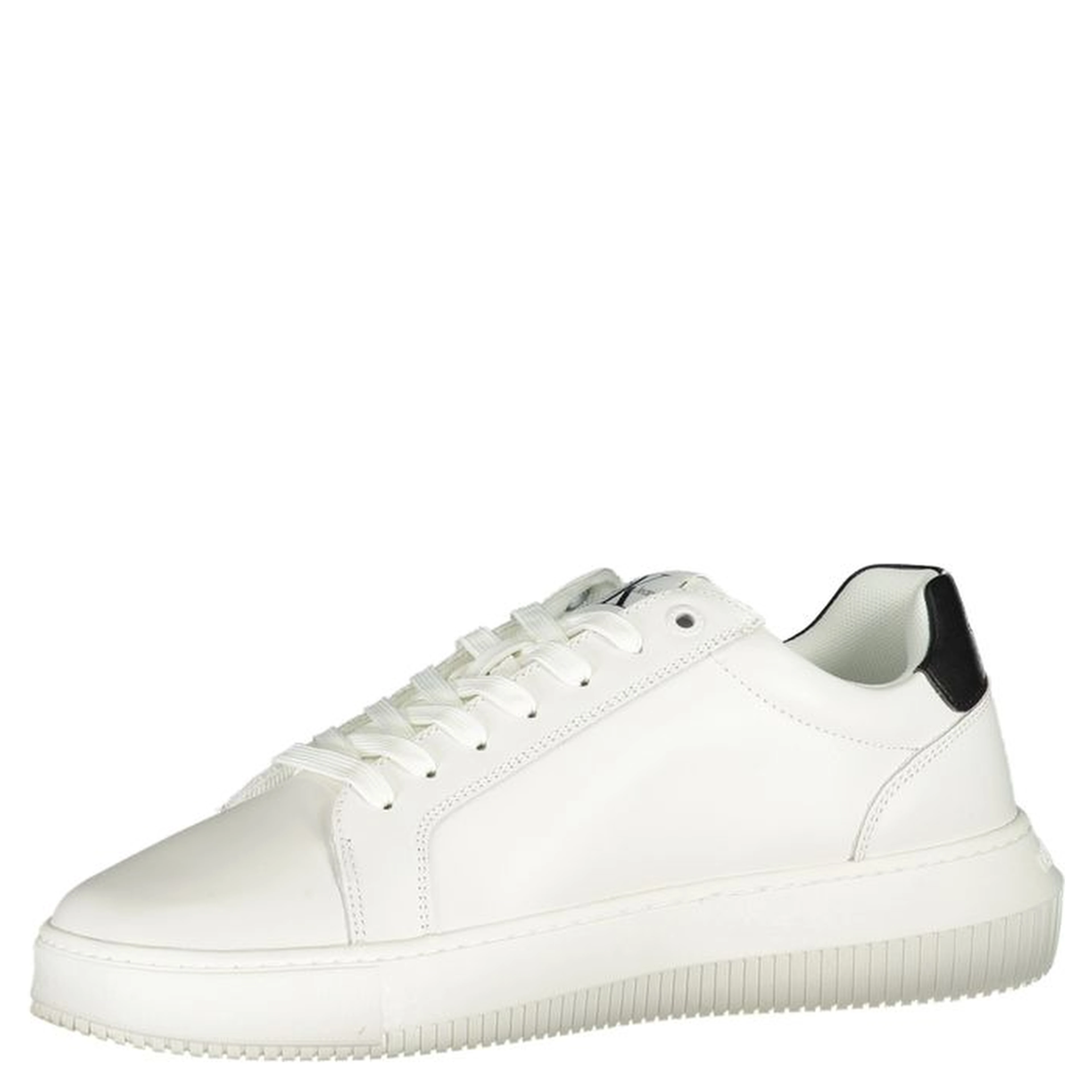 White Polyester Sneaker