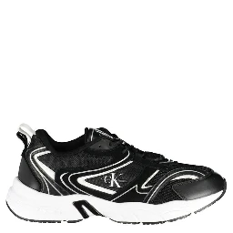 Black Polyester Sneaker