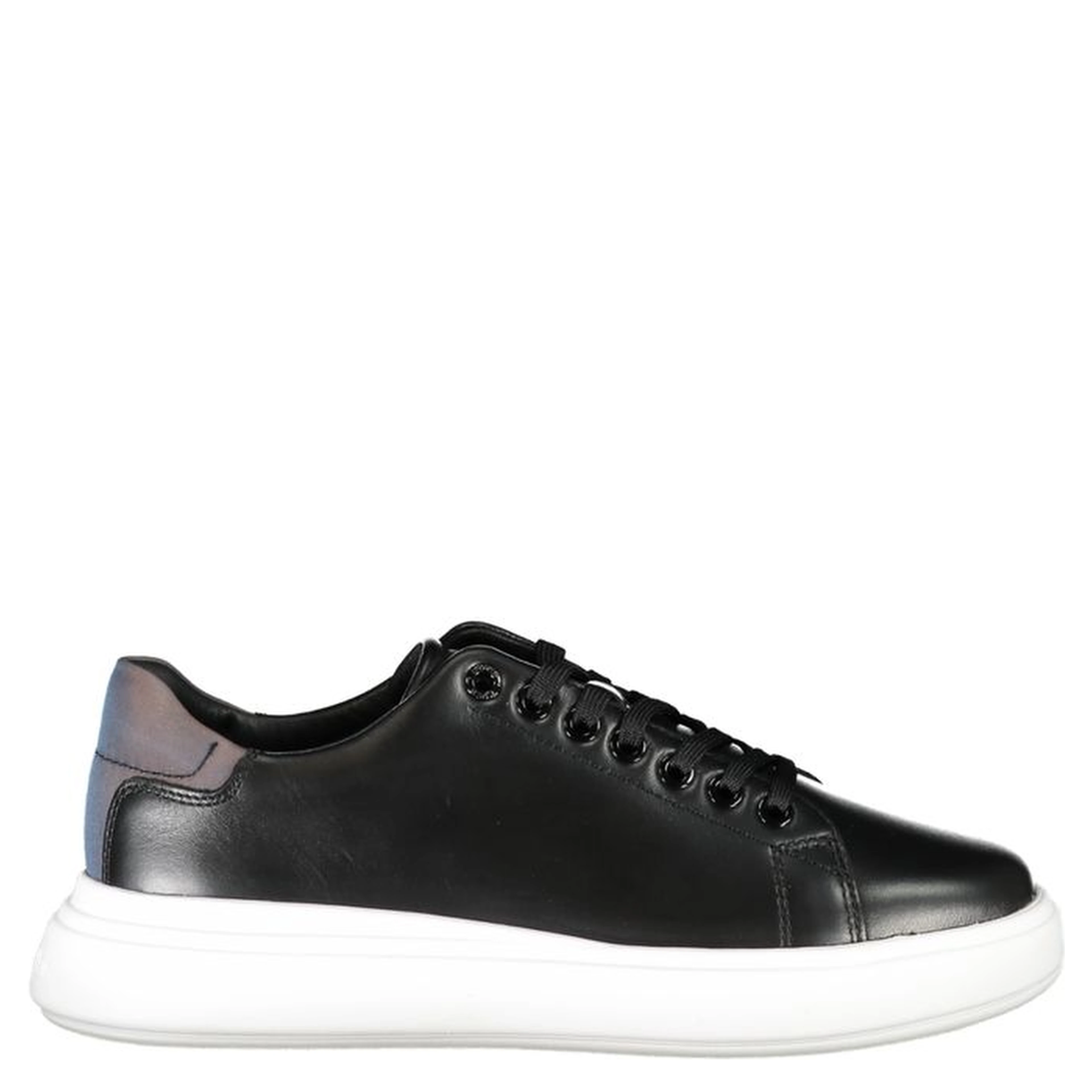 Black Polyester Sneaker
