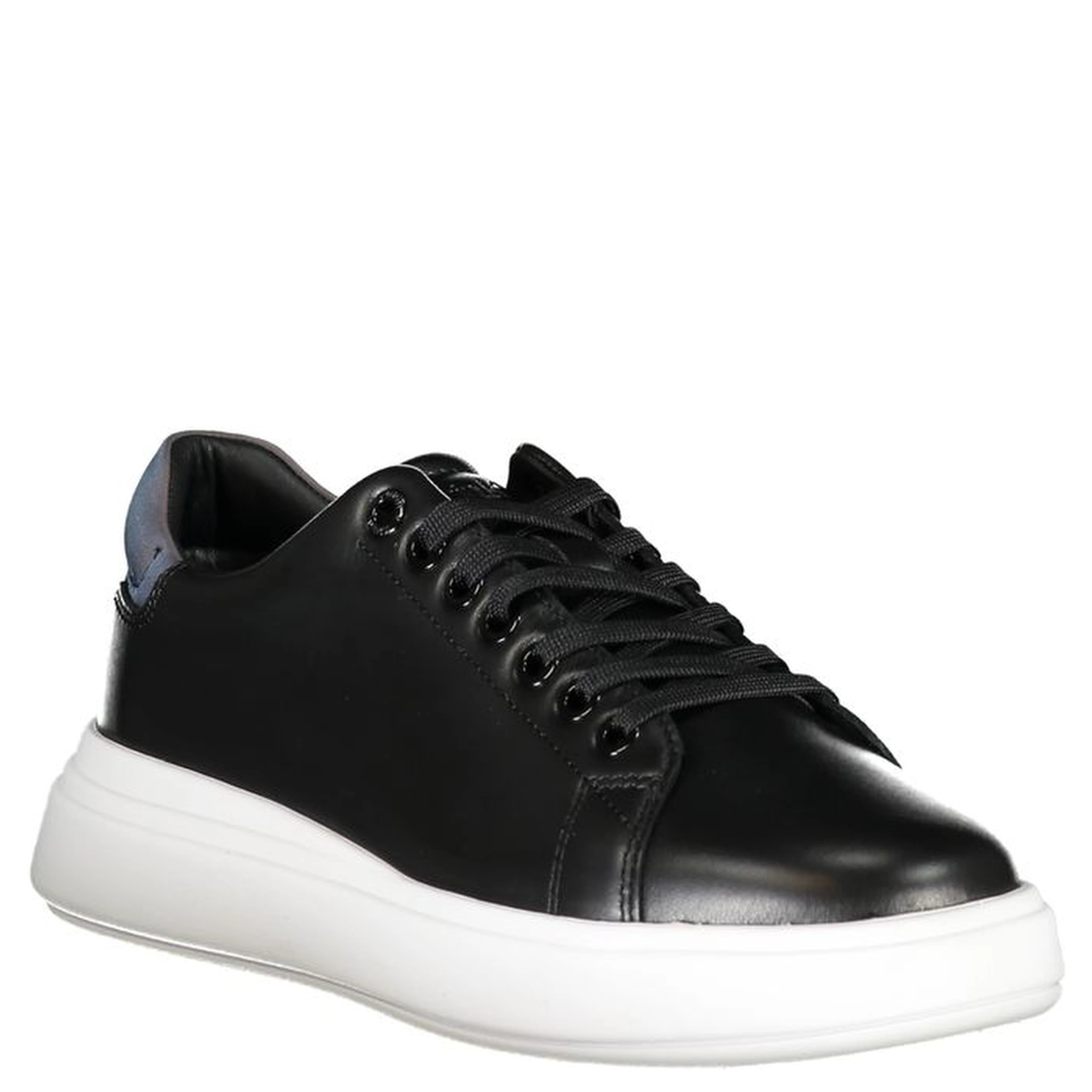 Black Polyester Sneaker