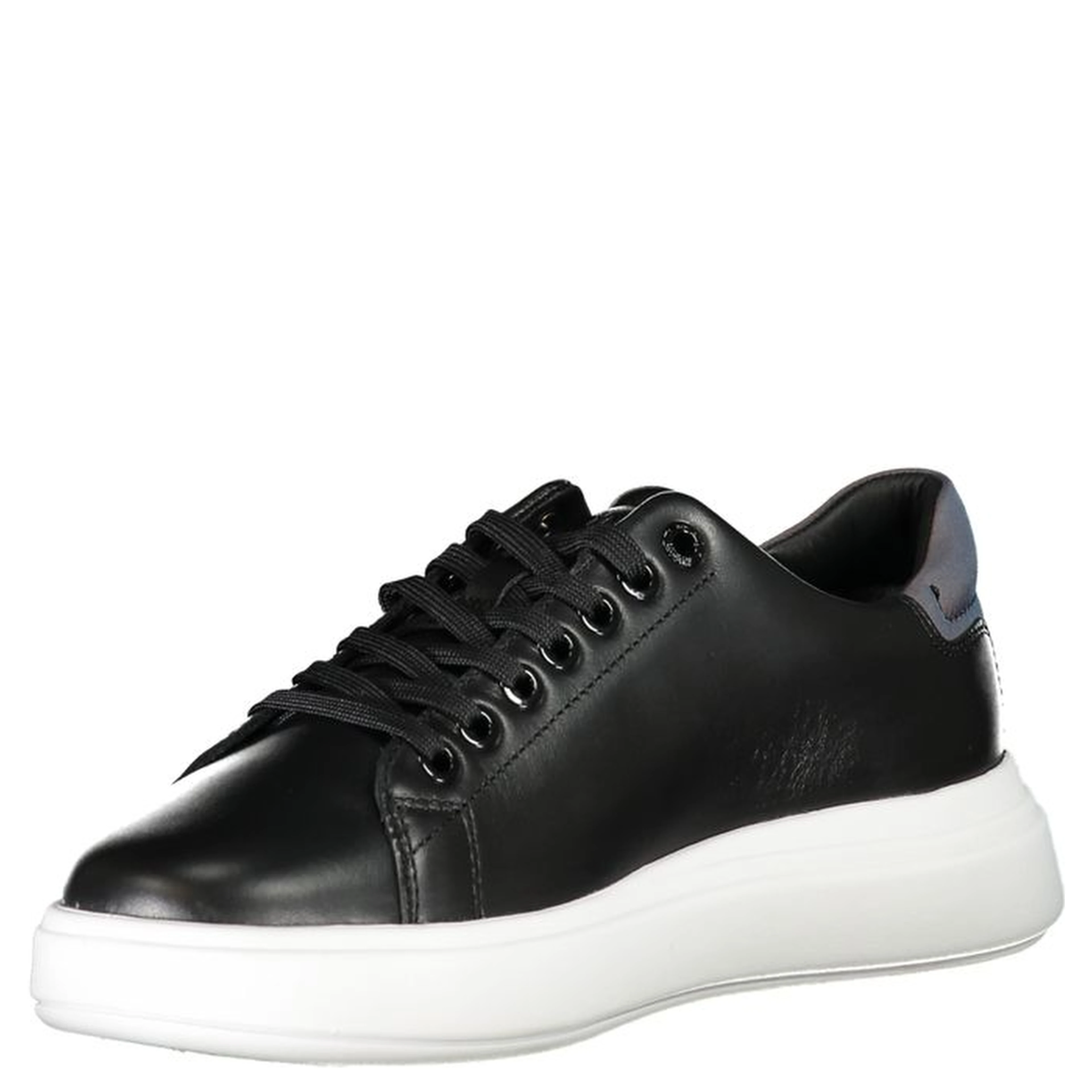 Black Polyester Sneaker