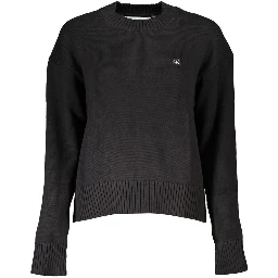 Black Cotton Sweater