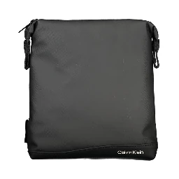 Black Polyester Shoulder Bag